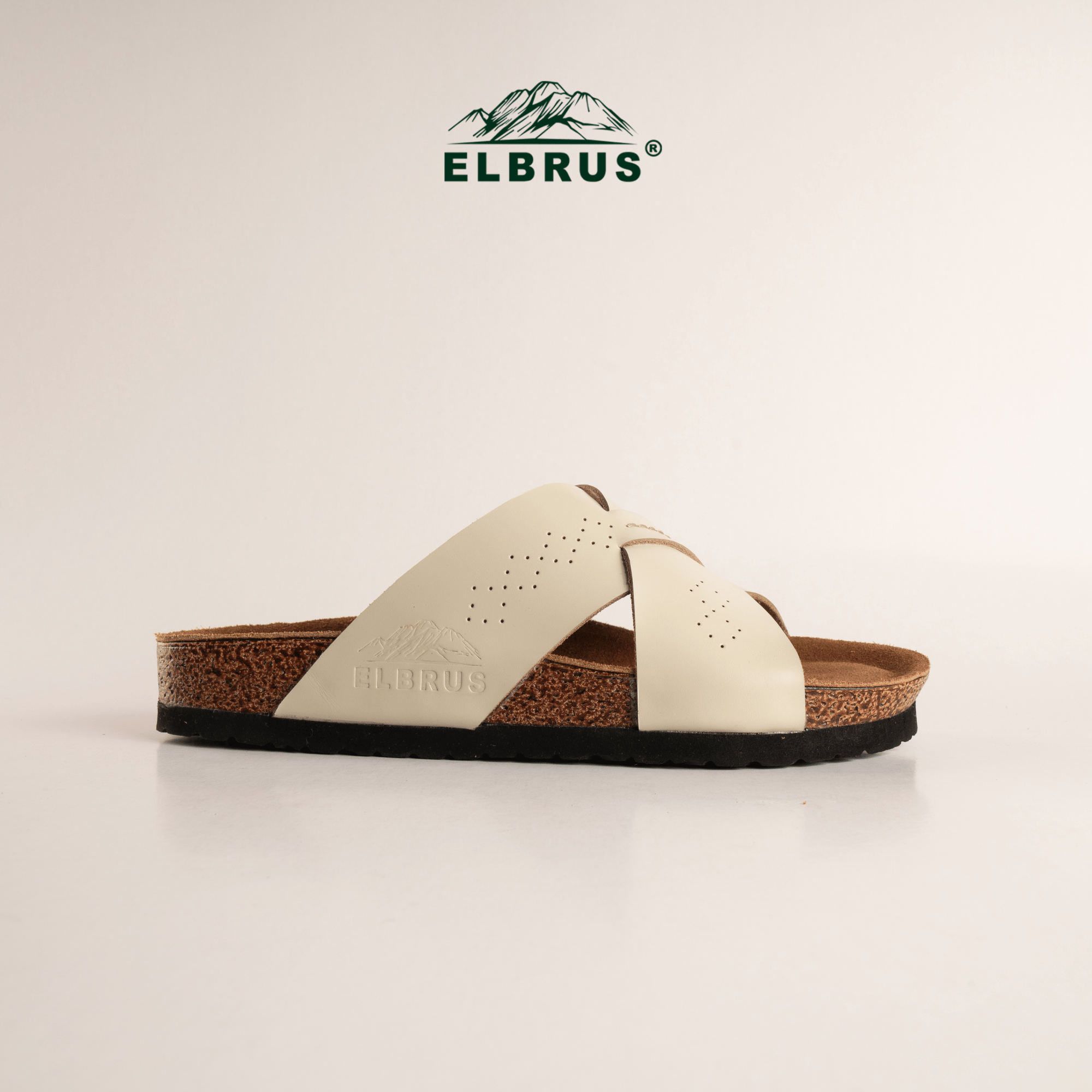 Elbrus - Aegis Sendal Kulit Pria (Ivory)