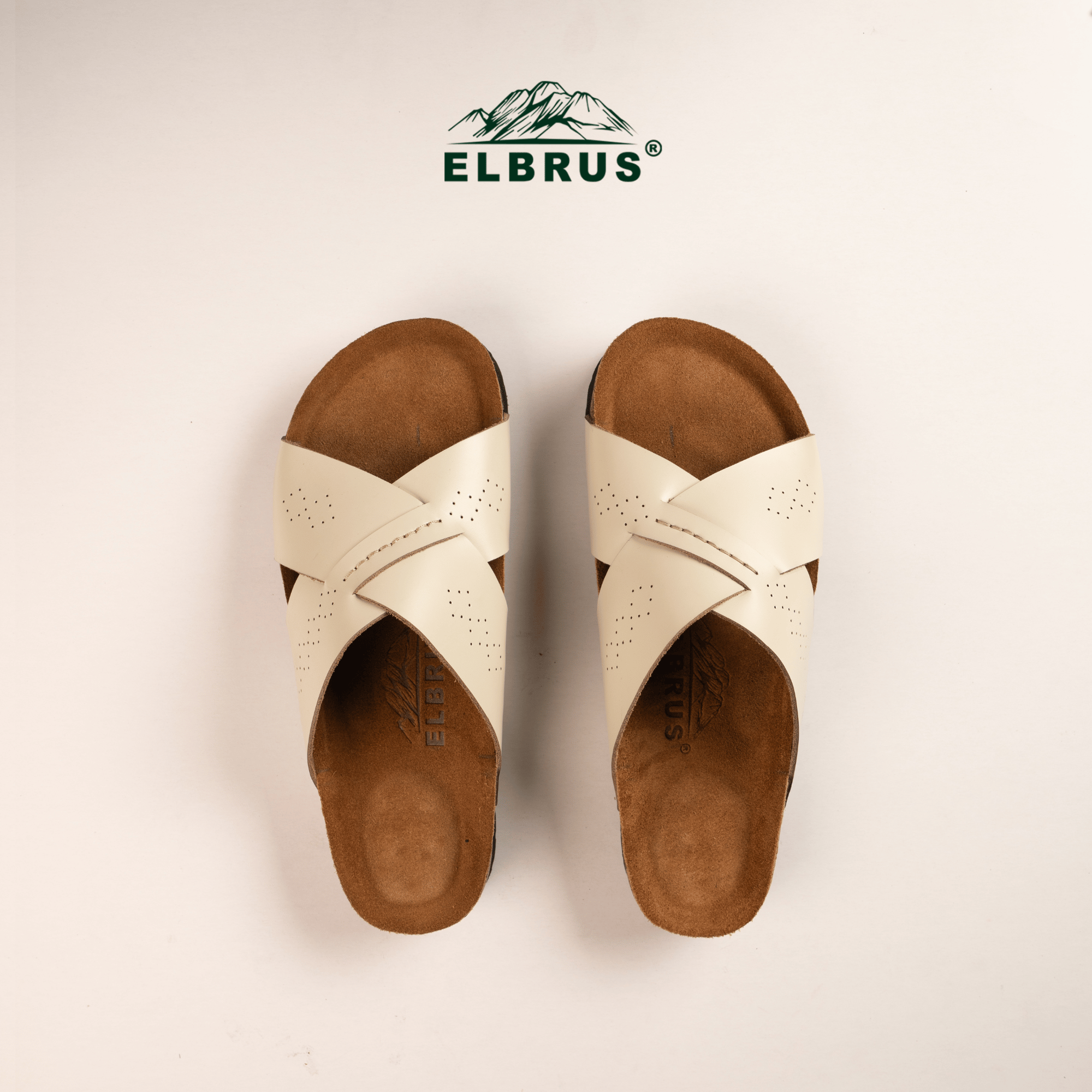 Elbrus - Aegis Sendal Kulit Pria (Ivory)