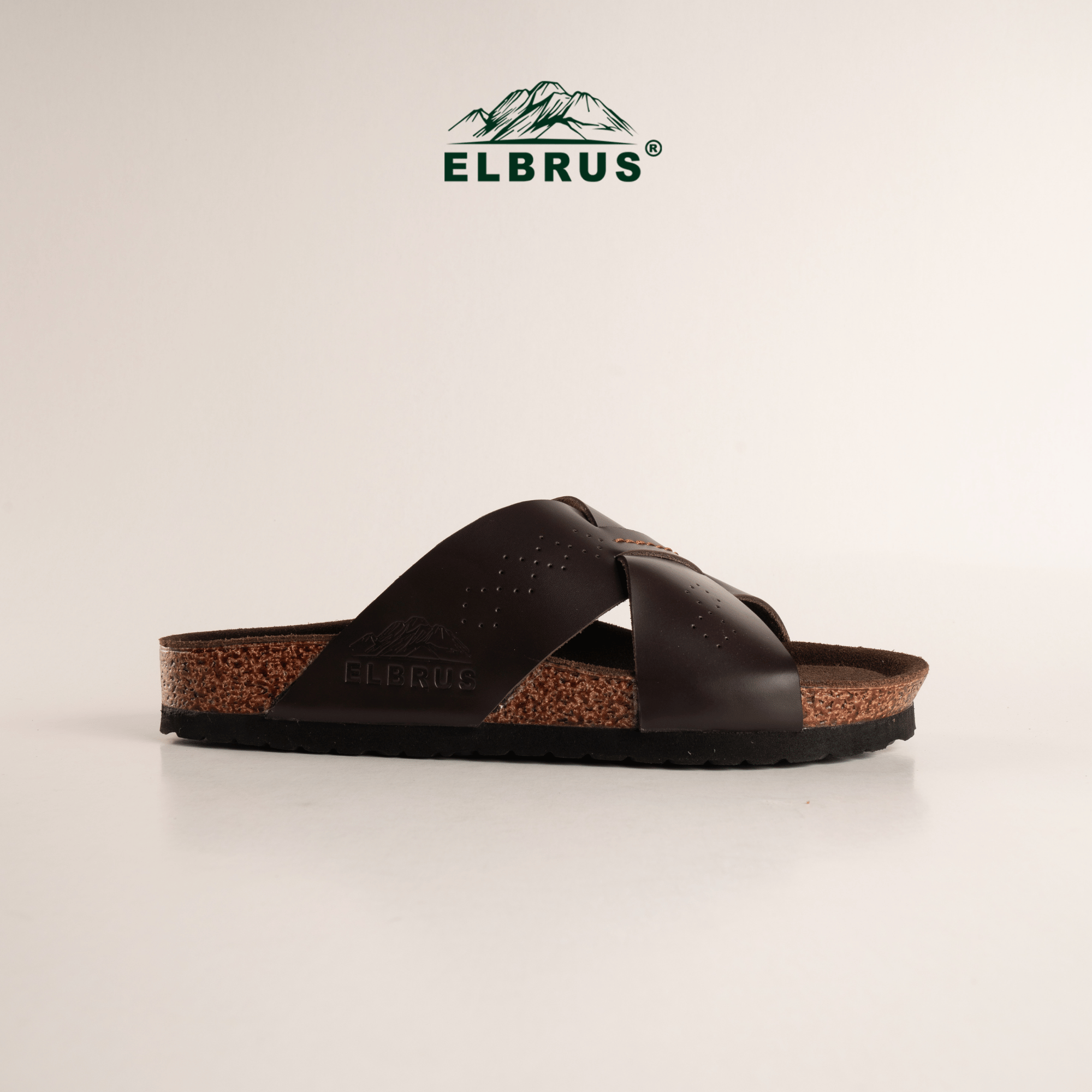 Elbrus - Aegis Sendal Kulit Pria (Espresso)